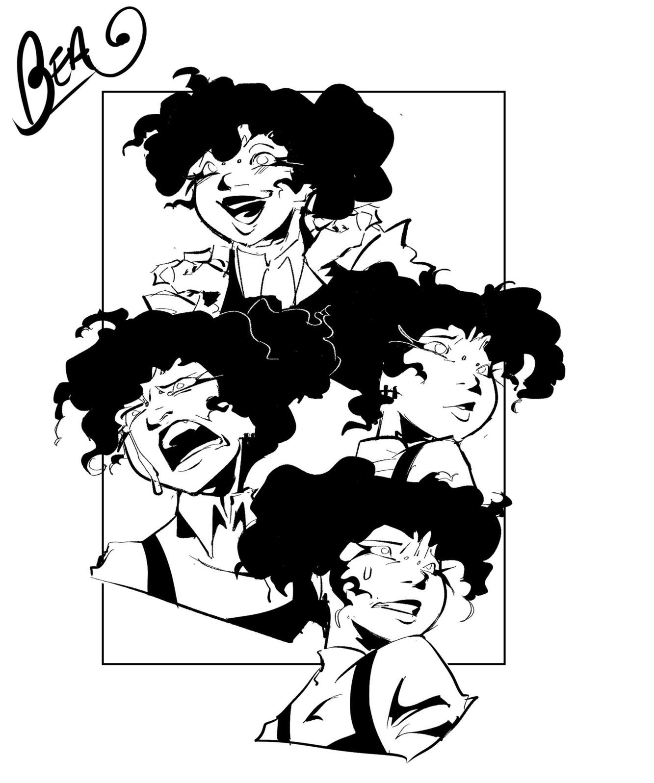 Bea (Expression Sheet)