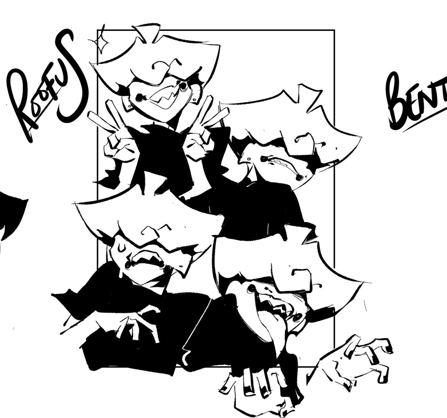 Roofus (Expression Sheet)